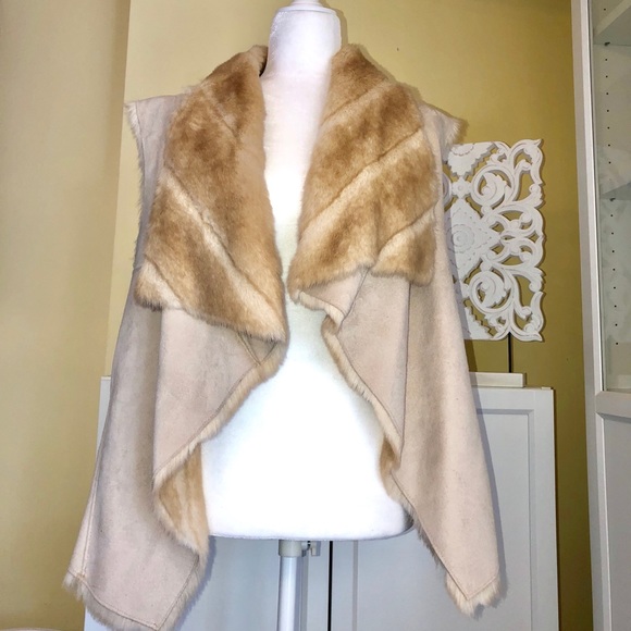 bebe Jackets & Blazers - BEBE FUR VEST
